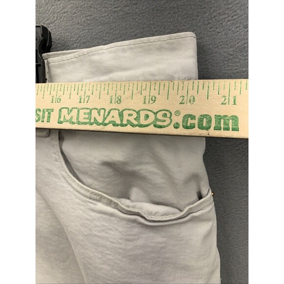 Levi's 569 Denim Shorts Mens Loose Straight Off White PC9-35569-0340 Size 38 - Picture 5 of 15